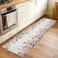 thumbnail image 2 of Pink Spring Floral 2'x6' Runner Rugs for Hallway Kitchen Bedside Non Slip, Elegant Flowers Farmhouse Botanical Wooden Entryway Rug Runners with Rubber Backing, Long Carpet Runner for Laundry Room, 2 of 8