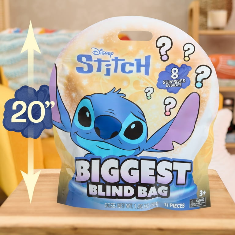 Disney Stitch Biggest Blind Bag with 8 Surprises for Ages 3 and Up