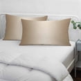 thumbnail image 4 of Beige Ombre Small Pillow Covers, Modern Gradient Abstract Art Soft Breathable Throw Pillow Cases with Invisible Zipper, Decorative Pillowcase Pillows Protectors for Sofa Bed Chair 12"x20", 4 of 9