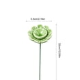 thumbnail image 3 of Bee Watering Station, Ceramic Bee Cup for Garden, Flower Shaped Bee Watering Station Bird Bath Water Feeder, Butterfly Drinking Cup Bee Bath Bowl Garden Stake (1PC, 2"x12.6", Green), 3 of 7