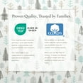 thumbnail image 2 of Great Bay Home Lodge Flannel Sheet Set - 100% Turkish Cotton - Double Brushed (Queen, Winter Forest), 2 of 6