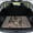 Deer US Flag Rustic Wood Grain, variant on COEQINE Universal Car Trunk Mat All Weather Cargo Liner Floor Mat with Non-Slip Backing Scratch-proof Pet Cargo Mat Suitable for Most Car Models, Corgi Cat Paw Red