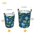 thumbnail image 3 of Fotbe Dump Truck Cesto de Ropa con Asas, Cesto Impermeable de Gran Capacidad, Bolsa de Lavado para Dormitorio, Cesto de Ropa con Ruedas y Asas-Medium, 3 of 6