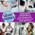 thumbnail image 3 of Wool Dryer Balls Laundry Reusable - Odor Eliminating Dryer Laundry Balls with Silver Technology - Natural Fabric Softener and Static Reducer, Reduce Drying Time and Energy Costs - 6 Pack, 3 of 3