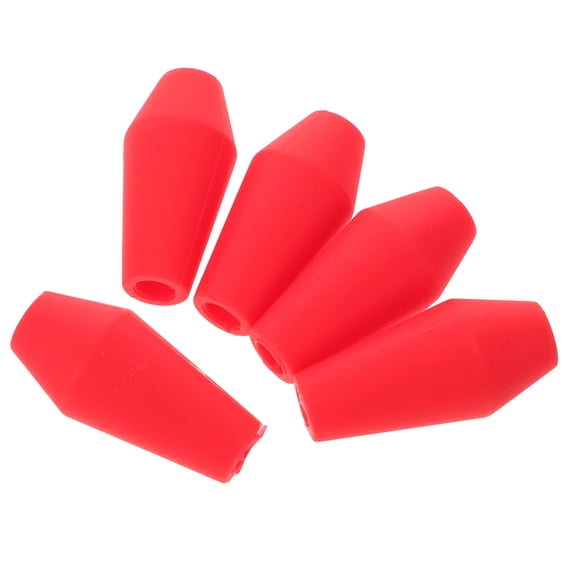 FUTUREORYY Red 8mm Rubber Safety Arrow Tips for Practice Archery 5 Pieces