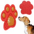 thumbnail image 2 of Paquete de 1 alfombrilla roja para lamer para perros, alfombrilla de silicona para lamer perros, tratamiento lento para perros, almohadilla de alimentación lenta de silicona para gatos y perros con s, 2 of 5