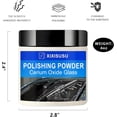 thumbnail image 5 of Cerium Oxide Glass Polish, Glass Polishing Compound, Oxido De Cerio, Glass Scratch Remover Car Glass Repair Powder for Removing Oil Film - 4 Ounces, 5 of 8