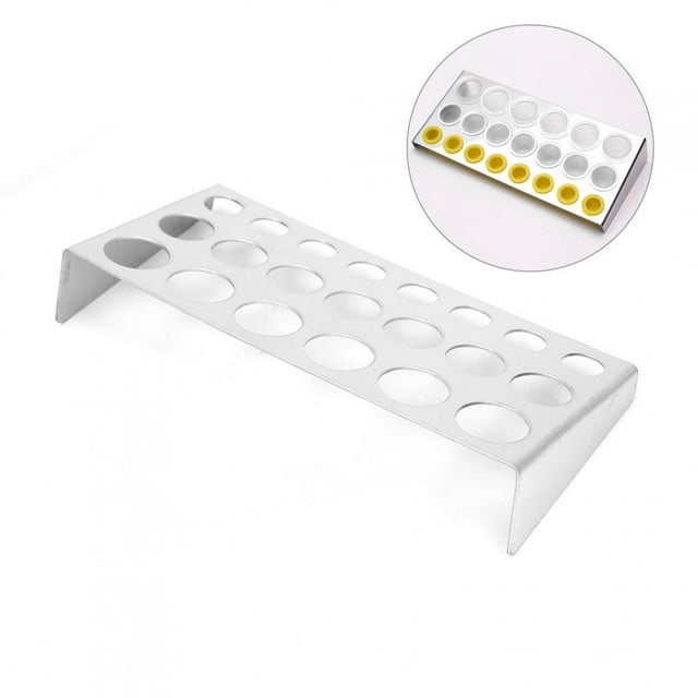 Domqga Ink Cup Rack, Ink Cup Holder 21 Holes Stand Rack Pigment Container Kit Accessory, Accessory
