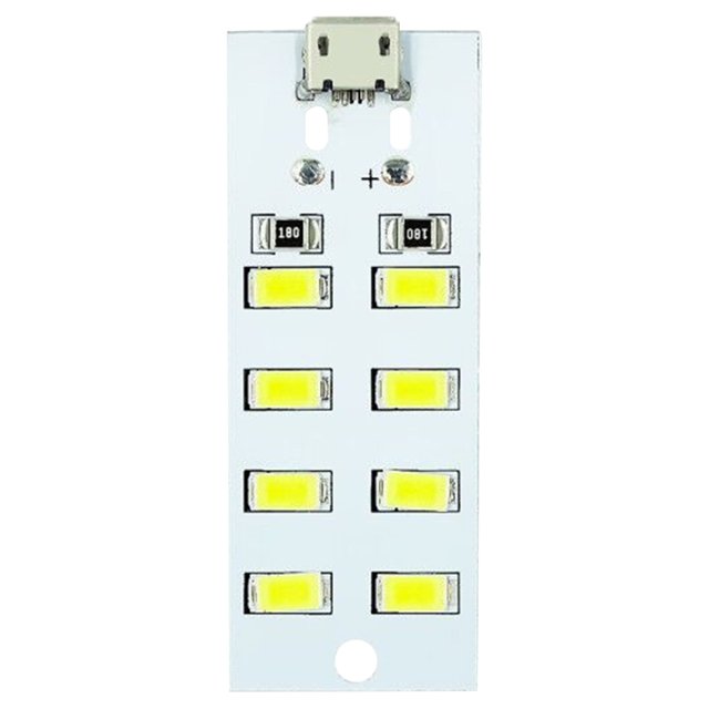 Panel LED 8 Cuentas Blanca 5730 SMD 430mA 470mA (8 Bits)