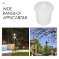 thumbnail image 2 of Acrylic Lamp Post Globe Threaded Neck Lamp Post Shade Outdoor Waterproof Lampshade Replacement for Garden Patio Street Lighting, 2 of 9
