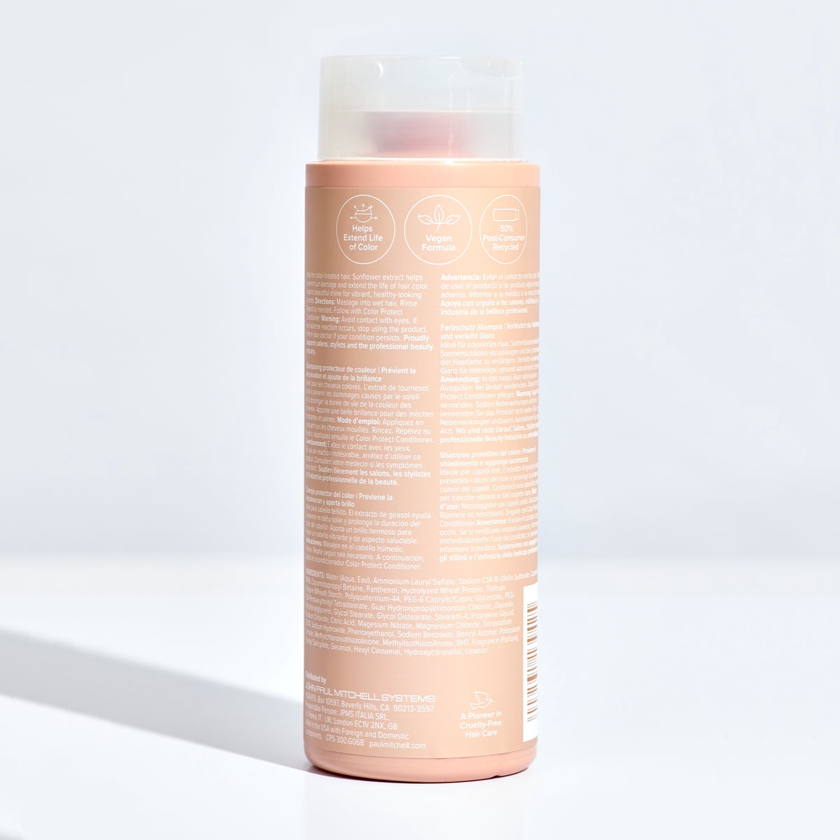 Paul Mitchell Color Protect Shampoo, Prevents Fade + Adds Shine, For Color-Treated Hair, 10.14 fl oz.
