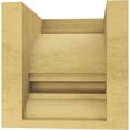 thumbnail image 4 of 6"W x 6"D x 6"H Wide Diane Rough Cedar Woodgrain TimberThane Corbel, Primed Tan, 4 of 6
