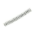 thumbnail image 3 of 100 Pcs Rondelles en Strass avec Grands Trous Entretoise de Breloques Rondelles Perles à Breloques Bijoux Cristal Multicolore Perle en Vrac pour Bricolage Collier Blanc, 3 of 7