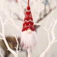 thumbnail image 2 of wholesale Felpa multicolor Gnomo de Navidad Sin rostro Elfo Adornos de muñecas de Navidad Suministros de decoración colgantes de Navidad, 2 of 3