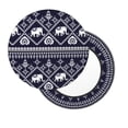 thumbnail image 2 of Fotbe elephants Pattern Stool Covers Round,Waterproof Round Bar Stool Covers Bar Chair Covers Washable Stool Cushion Slipcover for 12-14 Inch Chair-14 inch, 2 of 7