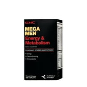 GNC Mega Men Energy and Metabolism Multivitamin for Men | For Increased Energy,