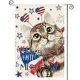 thumbnail image 1 of Independence Day Linen Double-sided Garden Flag For Courtyard Decoration, 1 of 7
