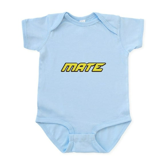 CafePress - Mate Body Suit - Baby Light Bodysuit, Size Newborn - 24 Months