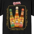 thumbnail image 2 of Cholula Hot Sauce Trio Adult Black Crew Neck Short Sleeve T-shirt-5XL, 2 of 5