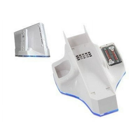 CTA WI-MCS 4-in-1 Indiglow Cooling Stand for Wii - Cooling stand for game console - for NINTENDO Wii Remote, Wii Remote Plus, Wii Remote with Wii MotionPlus; Nintendo Wii