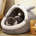 thumbnail image 2 of Cat Cave Cat Bed Pet Cave Bed for Cats Small Pets, 2 of 7