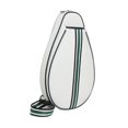 thumbnail image 2 of Colaxi Badminton Racket Bag Carry Case Crossbody Bag for Outdoor Men Women Training White, 2 of 8