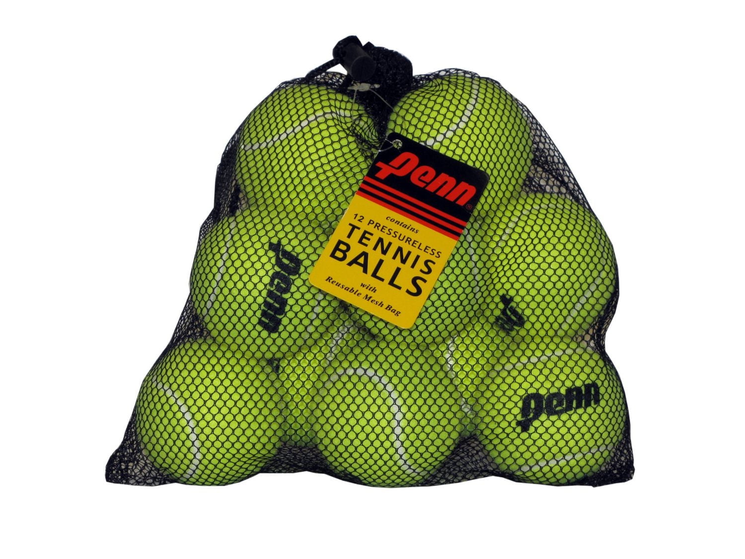 Balles avec sac en maille de Penn, ens. de 12