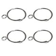 thumbnail image 6 of WHAMVOX  20 Pcs Curtain Hooks Grommets for Curtains Rings Silver Shower, 6 of 8