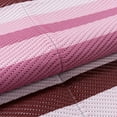 thumbnail image 6 of BERTHMEER Pink Stripes Outdoor Rugs 8'x10' on Sale Clearance，Plastic Straw Patio Waterproof Rugs for RV，Deck，Camping，Beach，Picnic，Porch，Garden and Balcony, 6 of 7