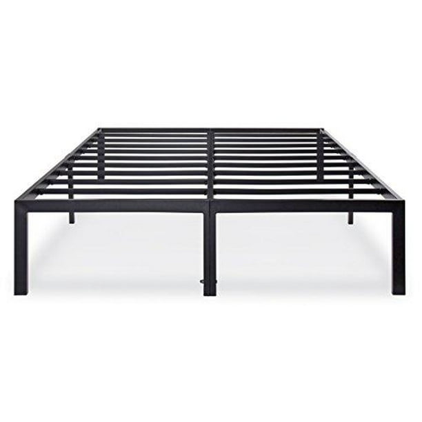 Olee Sleep Olr14bf04q Heavy Duty Steel Slat Bed Frame T 3000 Queen Walmart Com Walmart Com