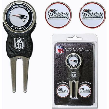 UPC 637556317452 product image for Team Golf NFL New England Patriots Divot Tool Pack With 3 Golf Ball Markers | upcitemdb.com