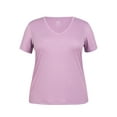 thumbnail image 6 of Athletic Works Women's and Women's Plus Core Active V-Neck T-Shirt, Sizes XS-4X, 6 of 6