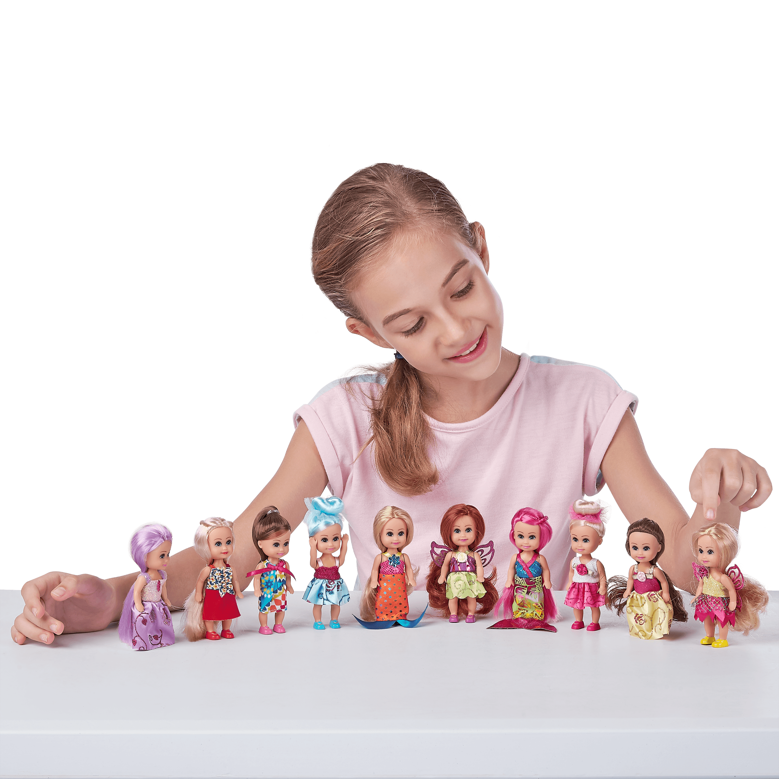 Cozy Comforts and Dolls: Funville Sparkle Girlz 11.5 and 4 Minis