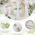 thumbnail image 3 of 12Pcs Eucalyptus Napkin Rings, Wood Bead Napkin Rings Farmhouse Leaf Spring Napkin Rings for Dining Table Decorations,12 x Eucalyptus Napkin Rings,Green, 3 of 7