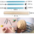 thumbnail image 5 of Polymer Clay Tools,25pcs Pottery Sculpting Tools Set With Plastic Case For Ceramic Modeling Carving Kids Beginners, 5 of 5