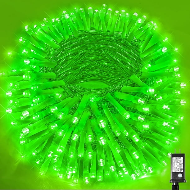 Cronómetro String Lights Vivideal 300 LED, 30 m, verde, impermeable