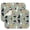Adorable Ca, variant on 2 Pack Vintage Cactus Art Kitchen Mats Quick Dry Microfiber, Compact & Reusable (Retro Desert)