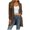 Coffee, variant on Staron Cardigans for Women Knitted Ribbed Long Sleeve Open Front Lightweight Fall Winter Cardigan with Pockets, Army Green M