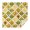 Sunflower Checkered Pattern, variant on Tropical Pioneer Flower Pattern Square Tablecloth,Waterproof Square Table Cover,Wipeable Spillproof Washable Table Cover for Home Kitchen Party Decor 42"X42"(107x107cm)