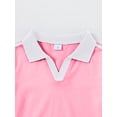 thumbnail image 4 of PureChapter Girls' Clothing Sets Short Sleeve Polo Crop Tops Slit Maxi Skirt Cotton 2 Piece Casual Girls Summer Outfits, 4 of 9