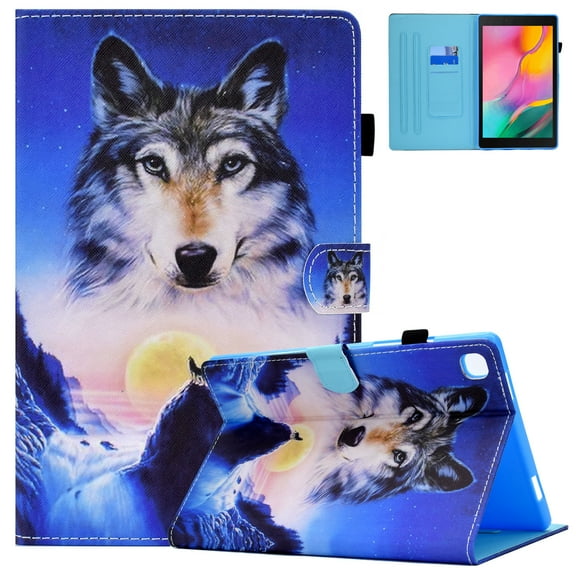 For Samsung Galaxy Tab A 8.0 Case SM-T290/T295/T297 2019 Model,Slim Shell Lightweight Folio Stand Premium PU Leather Case Protective Cover for Galaxy Tab A 8.0 inch 2019 SM-T290,Fox