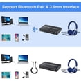 thumbnail image 4 of Tianle Bluetooth 5.0 HiFi Amplificateur de Casque 3.5mm, Amplificateur d'Écouteurs Portable Basses Réglage du Volume Récepteur, Supporte Paire Bluetooth & Interface 3.5mm, 4 of 9
