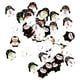 thumbnail image 5 of 100 Piezas de Botones de Forma de Pingüino para Proyectos Adornos de Decoración Scrapbooking Tarjeta Macarena Botones de madera, 5 of 8