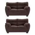 thumbnail image 1 of Sala2-2 TRINITY Monza 2 Piezas (Love Seat, Love Seat) Chocolate Para Sala, 1 of 8