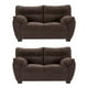 thumbnail image 1 of Sala2-2 TRINITY Monza 2 Piezas (Love Seat, Love Seat) Chocolate Para Sala, 1 of 8