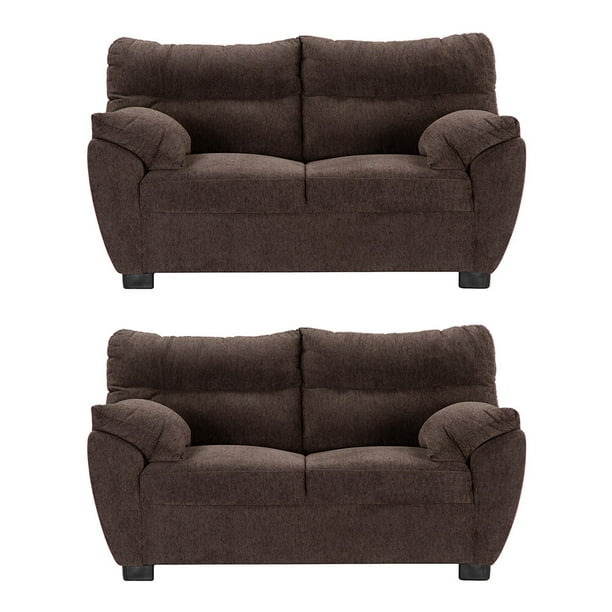 Sala2-2 TRINITY Monza 2 Piezas (Love Seat, Love Seat) Chocolate Para Sala