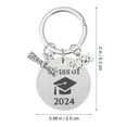thumbnail image 2 of LOLIPPYY 2024 Graduation Keychain Metal Key Holder with Decorative Bag Pendant Charm, 2 of 8