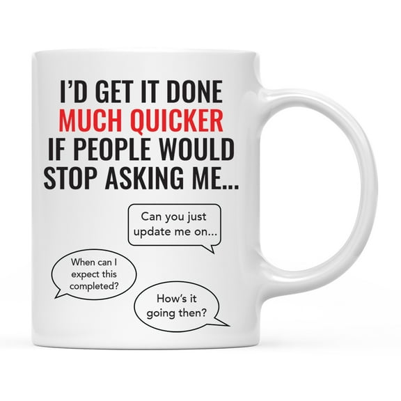 Andaz Funny Profession Update Quote Ceramic Coffee Mug