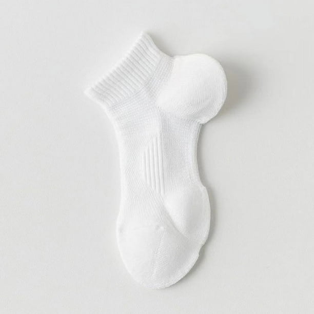 Calcetines deportivos de rizo que absorben el sudor, calcetines de malla antibacteriana transpirables para mujer, calcetines para correr de rizo para primavera y verano, calcetines de