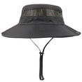 thumbnail image 4 of Sun Hats for Women Men Fishing Hat Breathable Wide Brim Hat for Hiking Fishing, 4 of 5